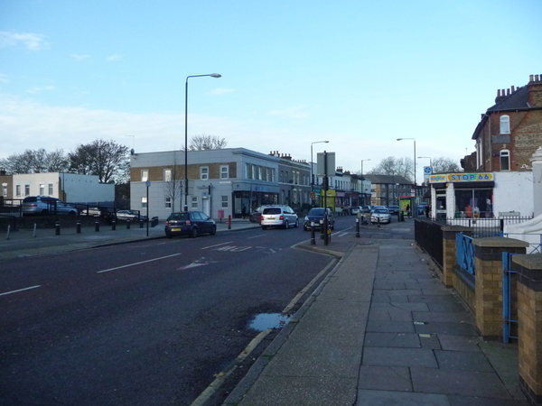 The photo for Quietway 6 Leytonstone Road/Henniker Road/Buxton Road staggered junctions.